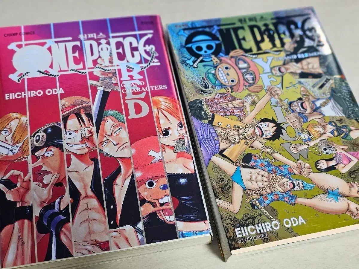 ONE PIECE 漫画 設定ジップ (レッド イェロー)