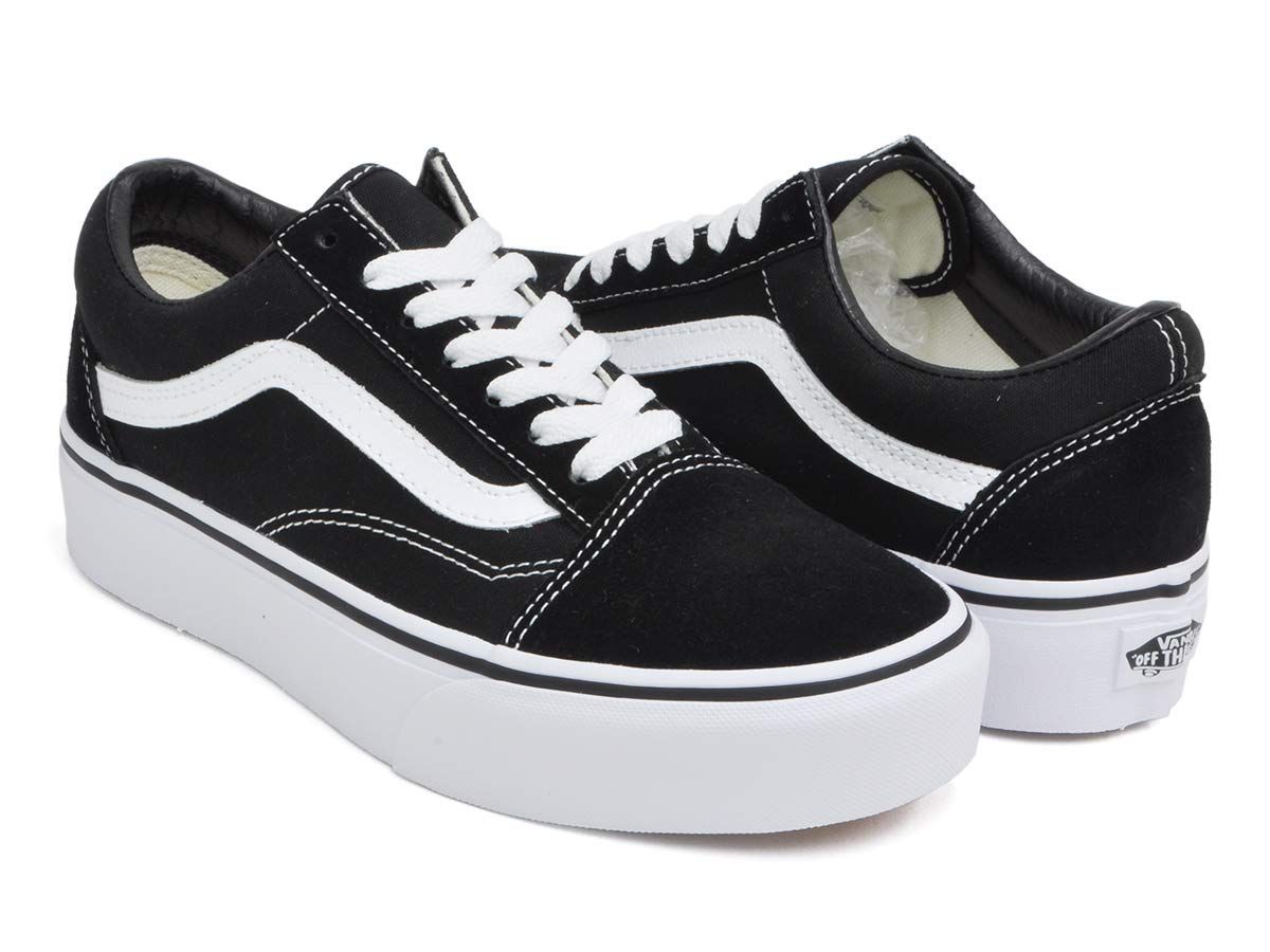 (バンズ) VANS OLD SKOOL PLATFORM BLACK/WHITE vn0a3b3uy28-fba 24.5(6H)US [並行輸入品] [ブラック] [24.5 cm]