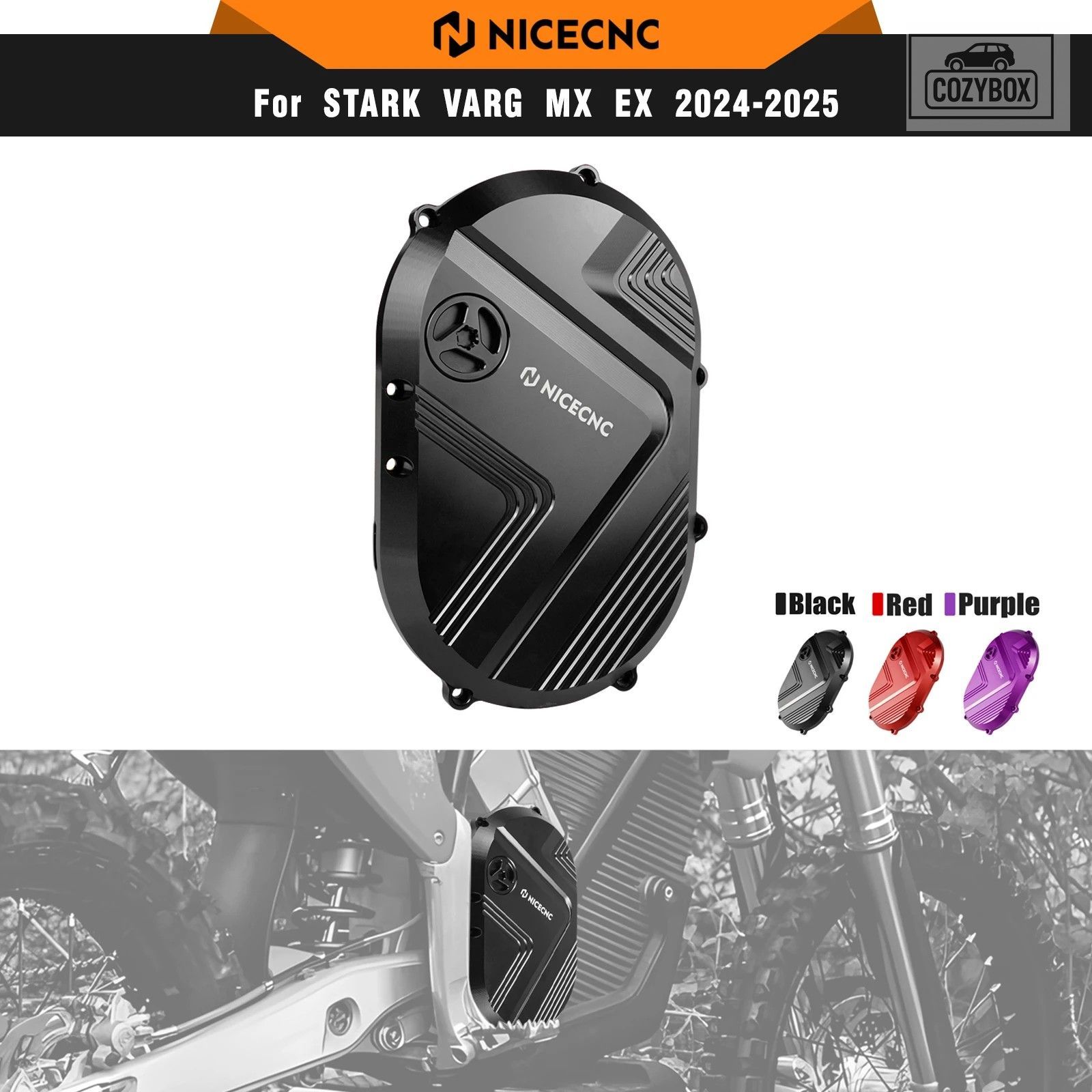 STARK VARG MX STARK VARG EX 2024 2025 電動ダートバイク 右側大型モーター カバー