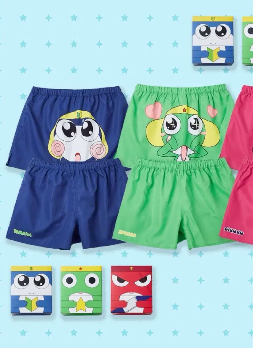 SPAO ケロロ ハーフパンツ ケロロ タママ セット