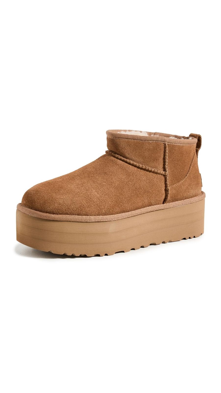 [アグ] ムートンブーツ プラットフォーム クラシック ウルトラ ミニ レディース 厚底 CLASSIC ULTRA MINI PLATFORM CHESTNUT 23.0 cm [chestnut] [23.0 cm]