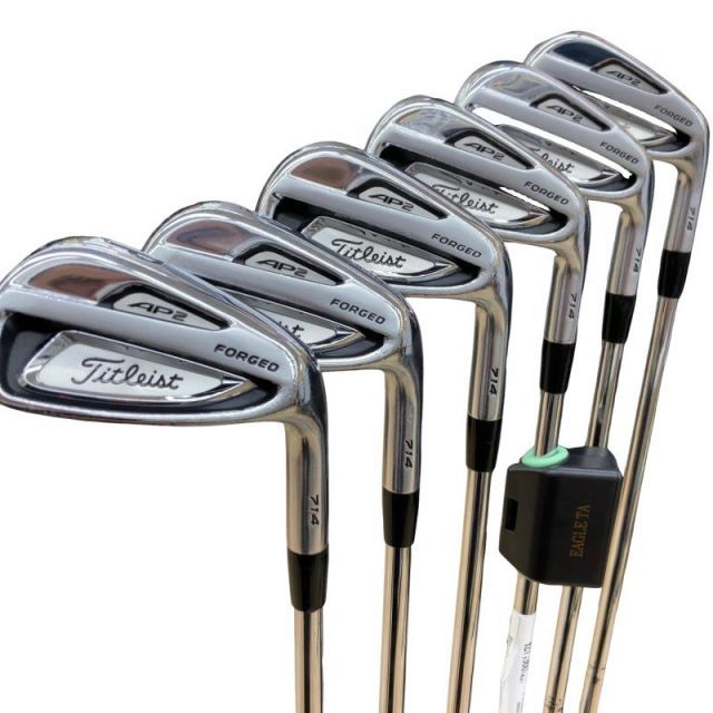 【中古】 タイトリスト Titleist AP2 714 6S アイアンセット IR Dynamic Gold (フレックスS) メンズ 男性用 右利き 右用 Dランク ゴルフクラブ