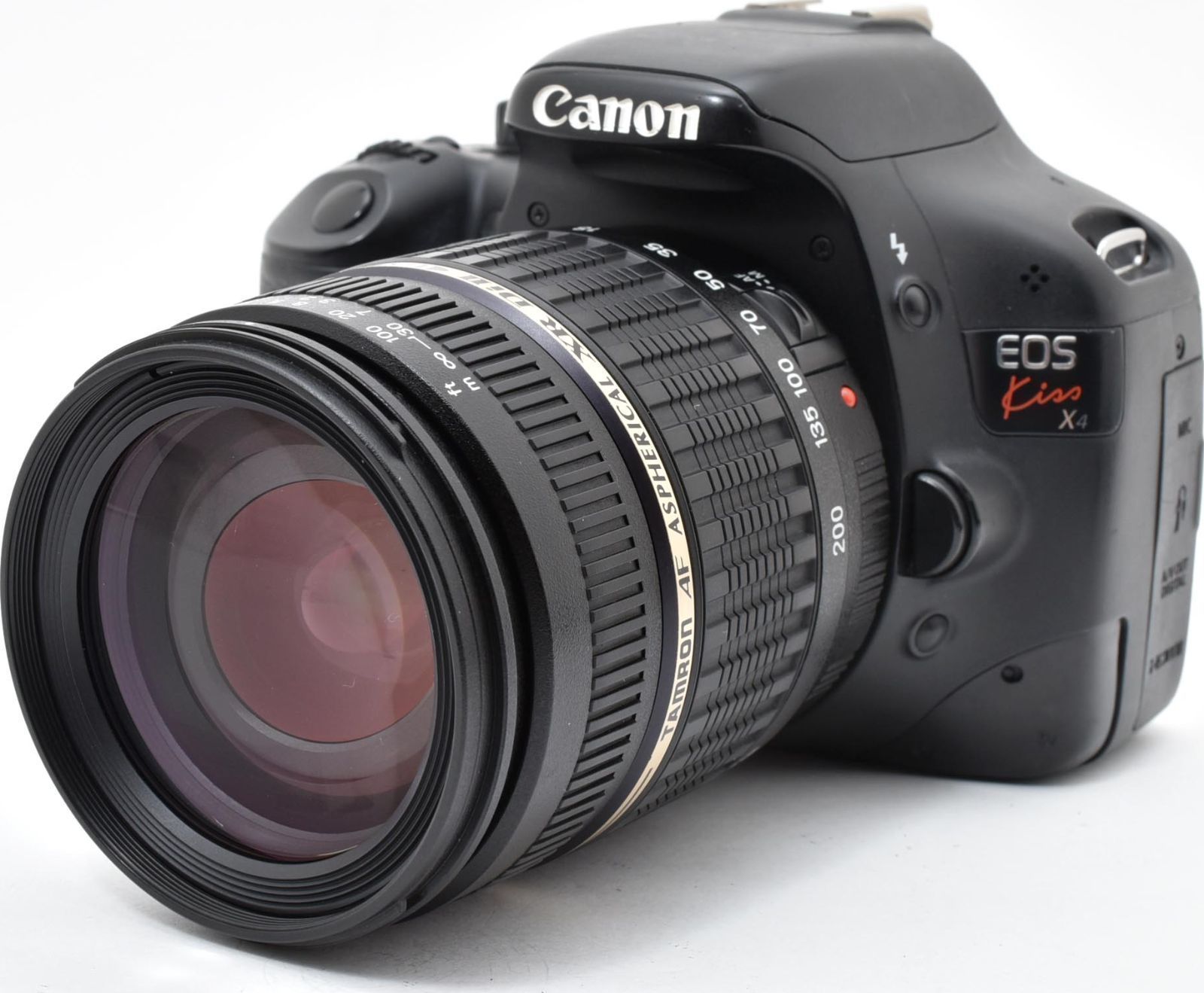 E06[7401A]6 キヤノン Canon EOS Kiss X4 ボディ 18-200mm レンズ
