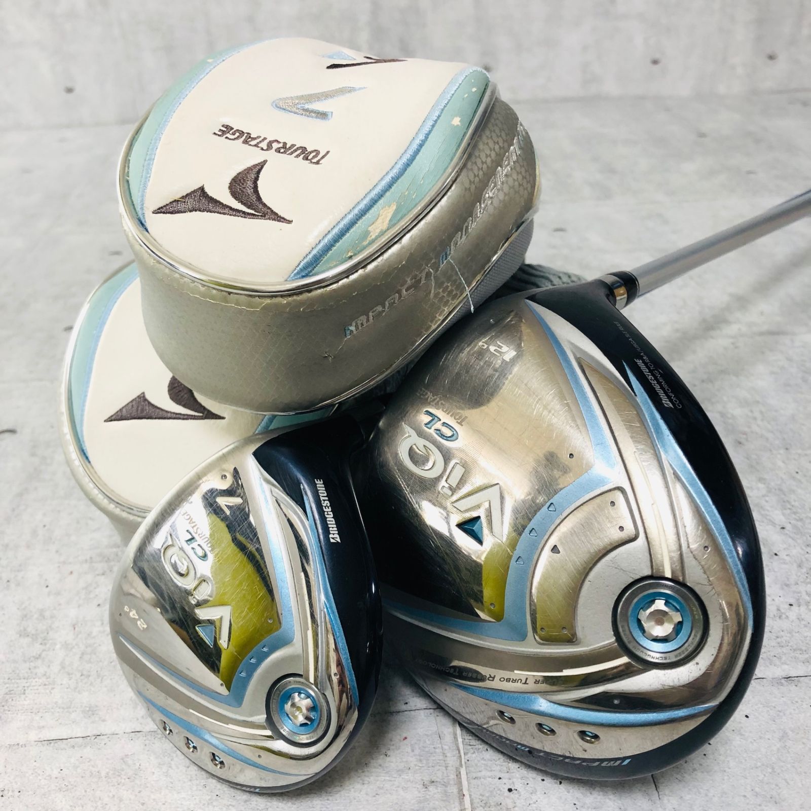 BRIDGESTONE ブリヂストン TOUR STAGE ViQ CL ツアーステージ 1W ドライバー 7W 7番 2本 レディース ゴルフ クラブ ウッド 初心者 入門