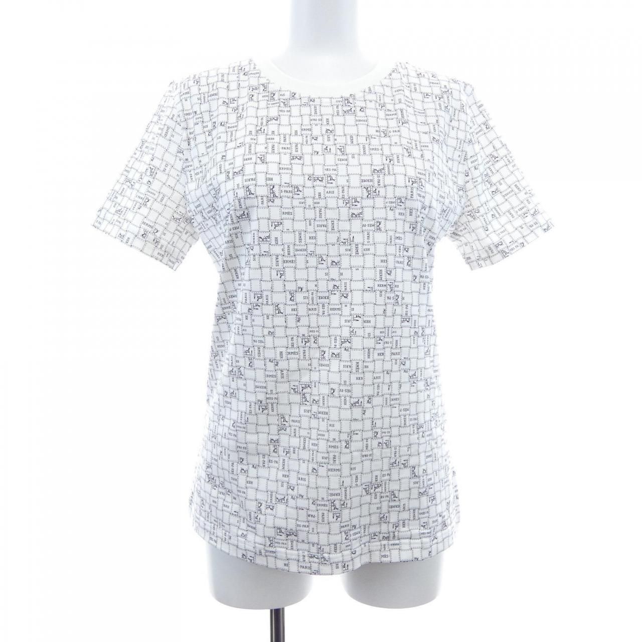 エルメス HERMES BOLDUC AU CARRE ボルデュックチェック 5E4645DK Tシャツ