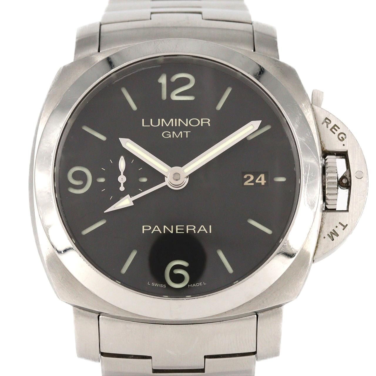 【ノーメンテナンス還元価格】パネライ ルミノール1950 3DAYS GMTパワーリザーブ PAM00329 SS 自動巻