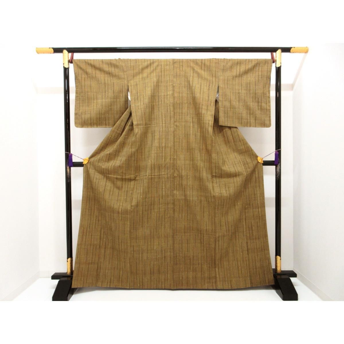 【未使用品】紬　新田【米沢紬】