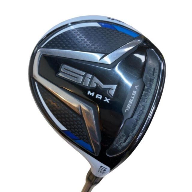 【中古】 テーラーメイド SIM MAX 5W フェアウェイウッド FW TENSEI BLUE TM50(FW) (フレックスSR) メンズ 男性用 右利き 右用 Cランク ゴルフクラブ