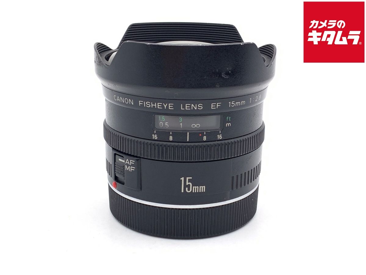 【中古】 【難あり品】 キヤノン EF 15mm F2.8 フィッシュアイ