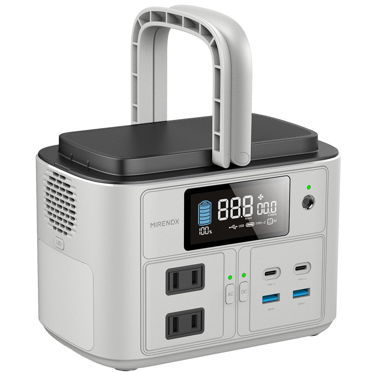 ☆新品☆ポータブル電源 蓄電池 小型 192Wh 60000mAh 定格200W リン酸鉄リチウムイオン PD100W 防災 アウトドア キャンプ 車中泊 軽量 2.1kg NEX430 (ホワイト) 8b39968e ☆新品☆ポータブル電源 蓄電池 小型 192Wh 60000mAh 定格200W リン酸鉄リチウムイオン PD100W 防災 アウトドア キャンプ 車中泊 軽量 2.1kg NEX430 (ホワイト) 8b39968e