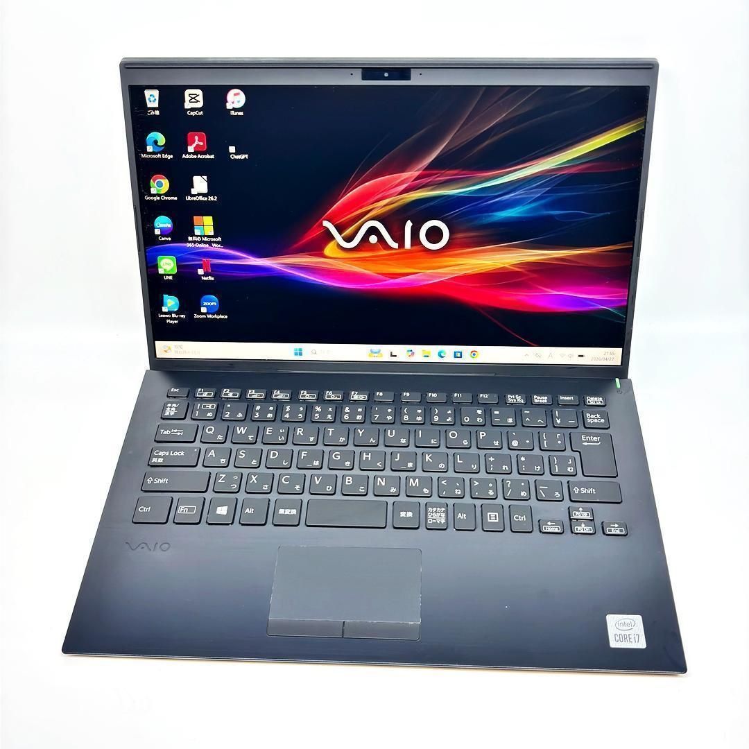 VAIO ノートパソコン SSD メモリ16GB Win11 オフィス A71 VAIO A71 16GB SSD Core i7 Win11 Office 中古 - メルカリ
