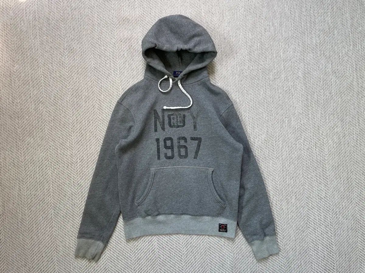 ポロラルフローレン RL 1967 グレー フードTシャツ