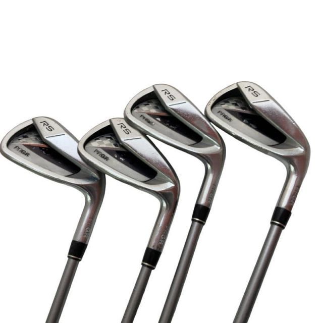【中古】 プロギア RS チタンフェース 8S アイアンセット IR RS(アイアン) (フレックスS) メンズ 男性用 右利き 右用 Dランク ゴルフクラブ