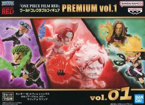 フィギュア ルフィ&シャンクス&ゾロ&コビー&ウソップ&ヤソップ（6体セット） 「ワンピース FILM RED」 ワールドコレクタブルフィギュア PREMIUM vol.1 プレミアムバンダイ限定【10日以内発送】