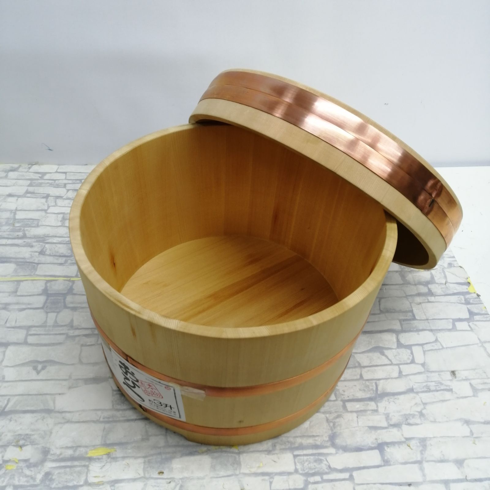新品】HAPPY WOOD 木製おひつ 江戸びつ 3升 M2409-hkp3m - メルカリ