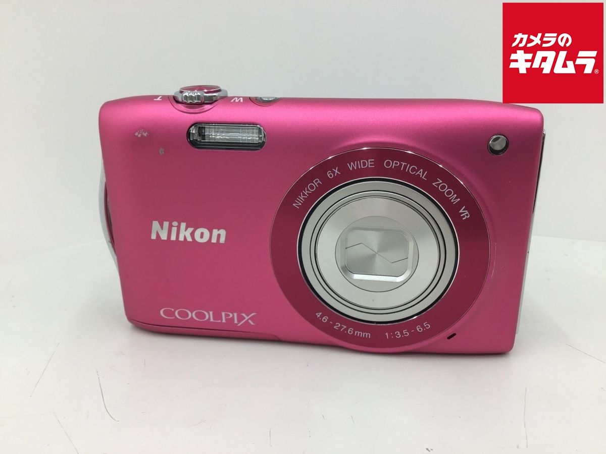 【中古】 【並品】 ニコン COOLPIX S3300 ストロベリーピンク 14,768円