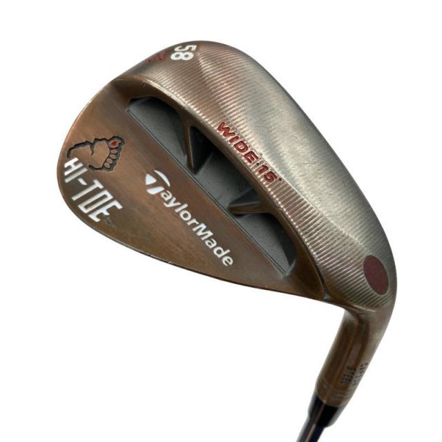 【中古】 テーラーメイド Taylor Made MILLED GRIND HI-TOE 58° ウェッジ WG 純正特注シャフト (フレックスS) メンズ 男性用 右利き 右用 Cランク ゴルフクラブ