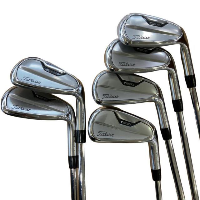 【中古】 タイトリスト Titleist T200(2021) 6S アイアンセット IR NS PRO 105T (フレックスS) メンズ 男性用 右利き 右用 Cランク ゴルフクラブ