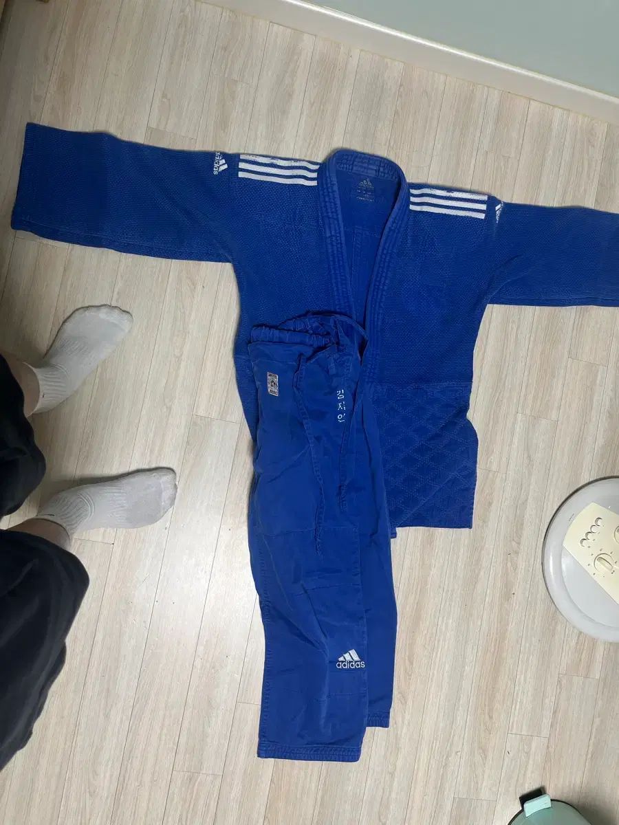 アディダス 選手用 デニム柔道着 160 出品