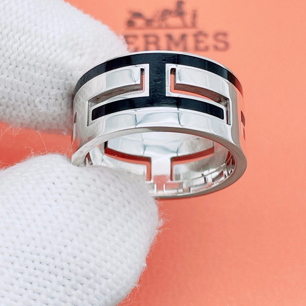 ◇エルメス◇新品仕上済 HERMES ムーヴアッシュ ムーブアッシュ リング