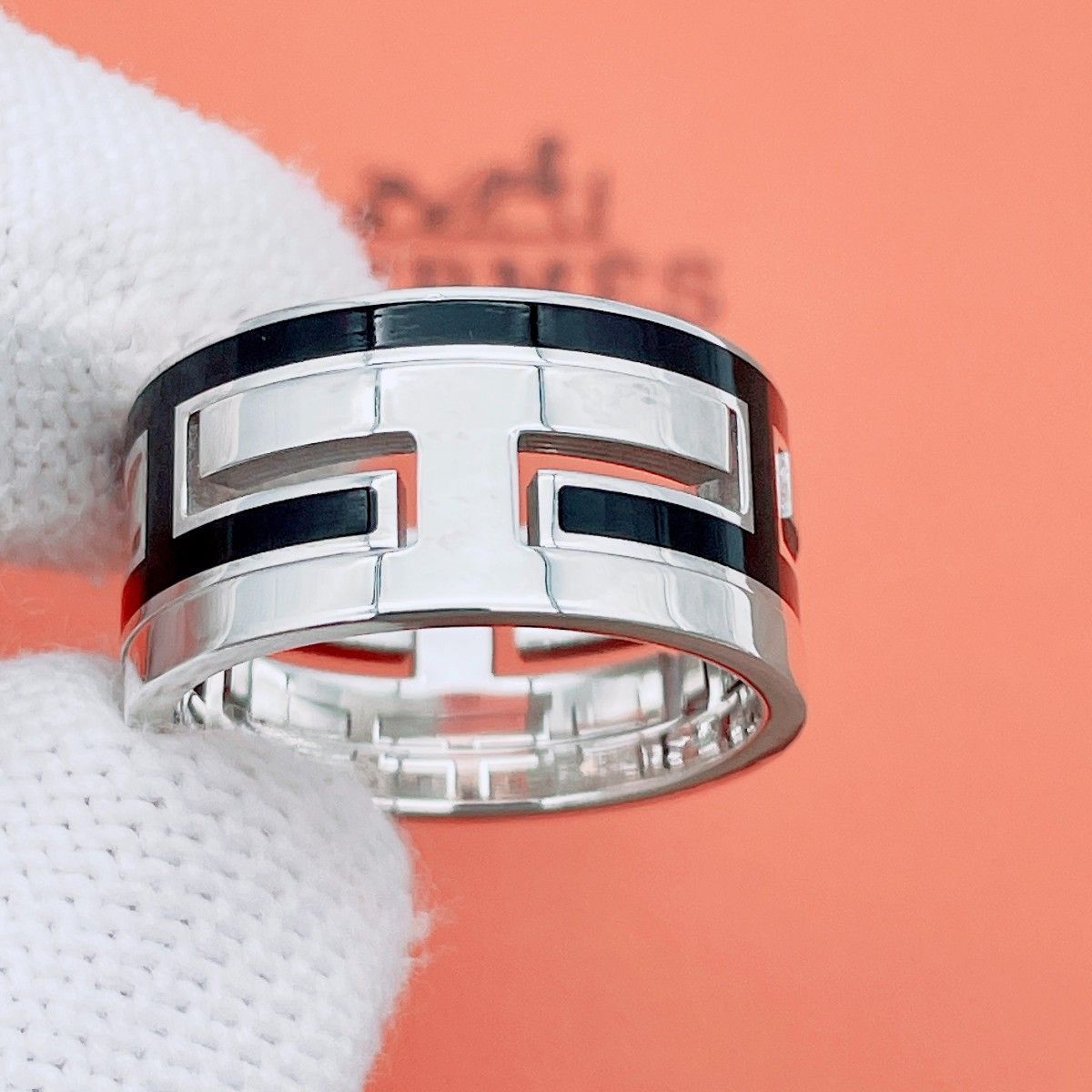 ◇エルメス◇新品仕上済 HERMES ムーヴアッシュ ムーブアッシュ リング