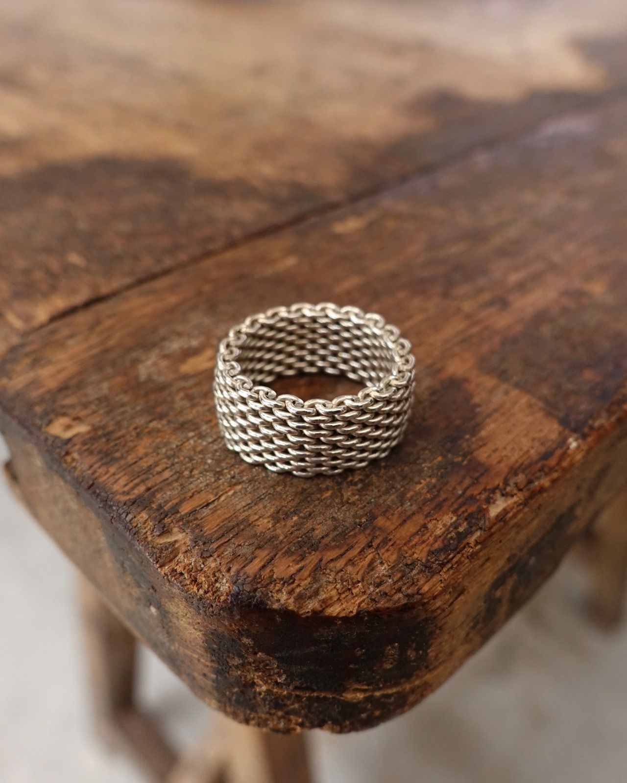 Tiffany Somerset Mesh Ring #15 ティファニー サマセット メッシュ リング 15号
