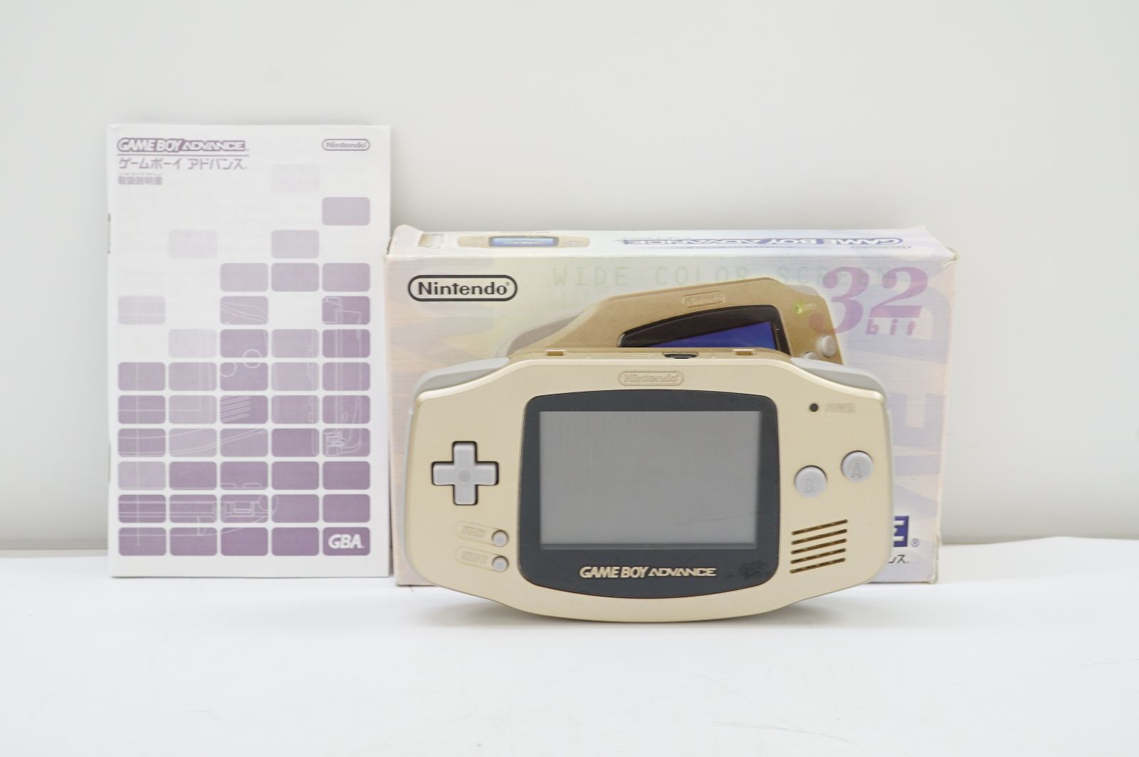 C081710)ニンテンドー ゲームボーイアドバンス シルバー AGB-001