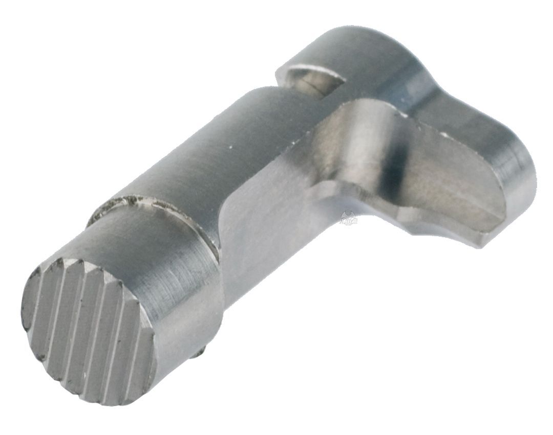 アンビル 東京マルイ M1911シリーズ対応 マガジンキャッチ セレーションタイプ ステンレスシルバー TM-GMP-Q01-SS