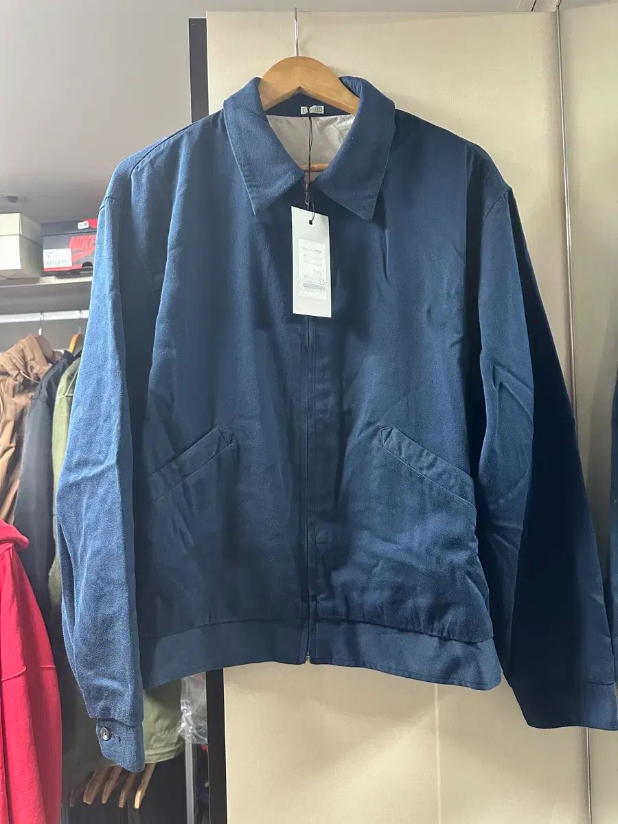 2 アプレッセ シルク レーヨン ギャバジン ジャケット ネイビー 新品