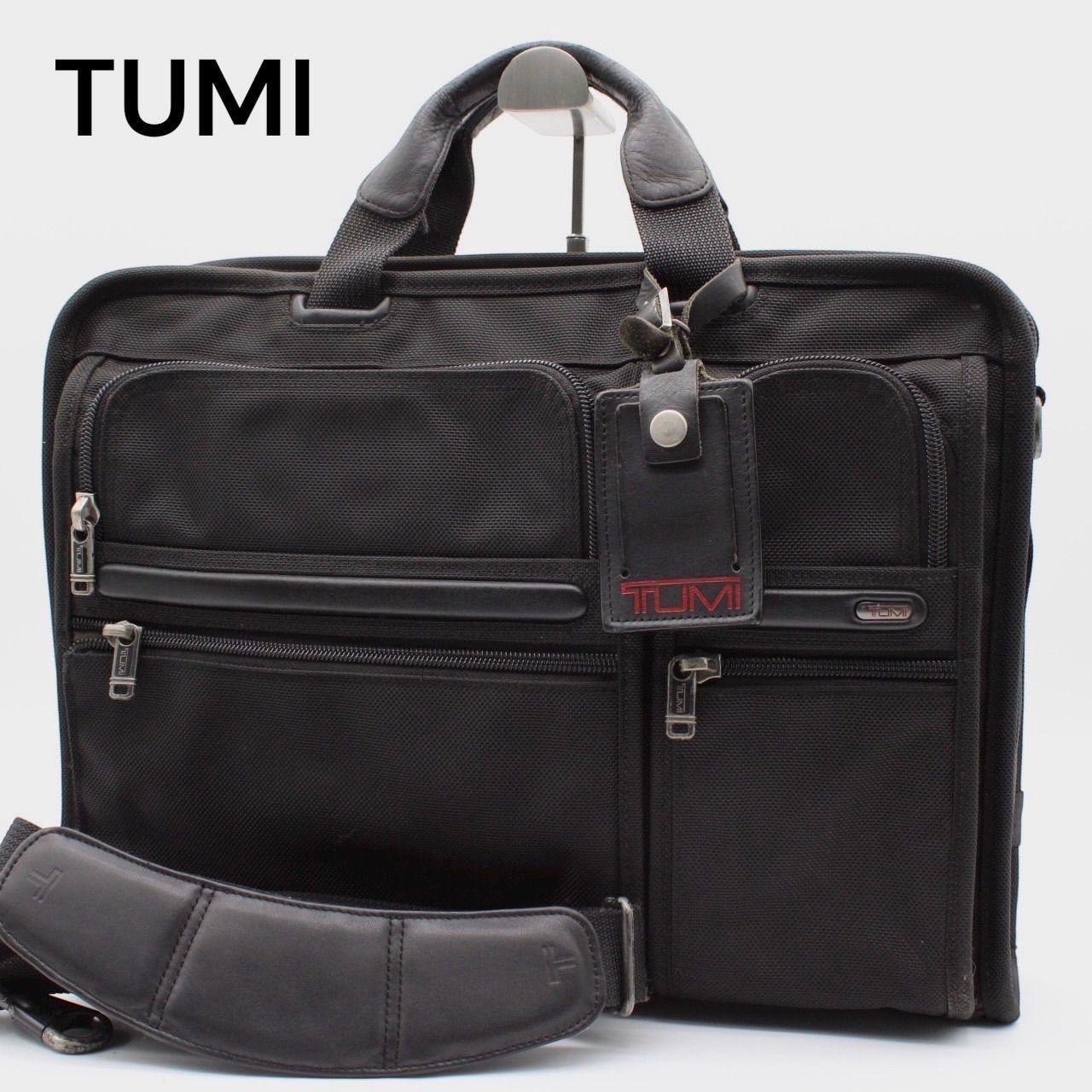 美品 TUMI トゥミ ビジネスバッグ ブラック ナイロン2way 斜め掛け