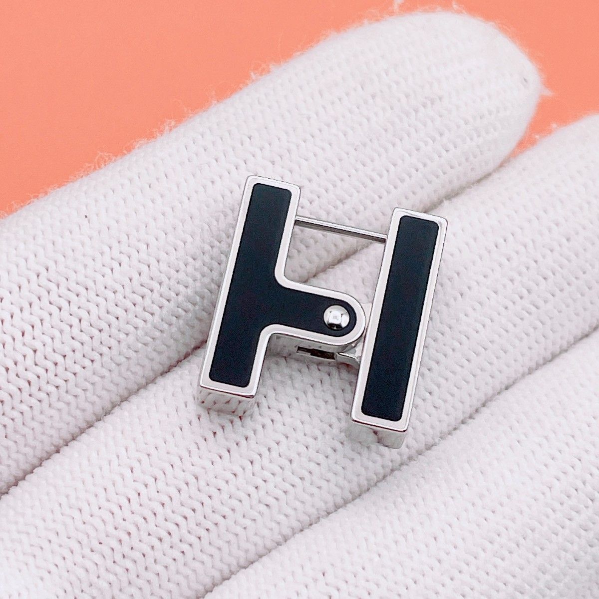 ◇エルメス◇消毒清掃済 HERMES ハバスキュール ピアス シングルピアス