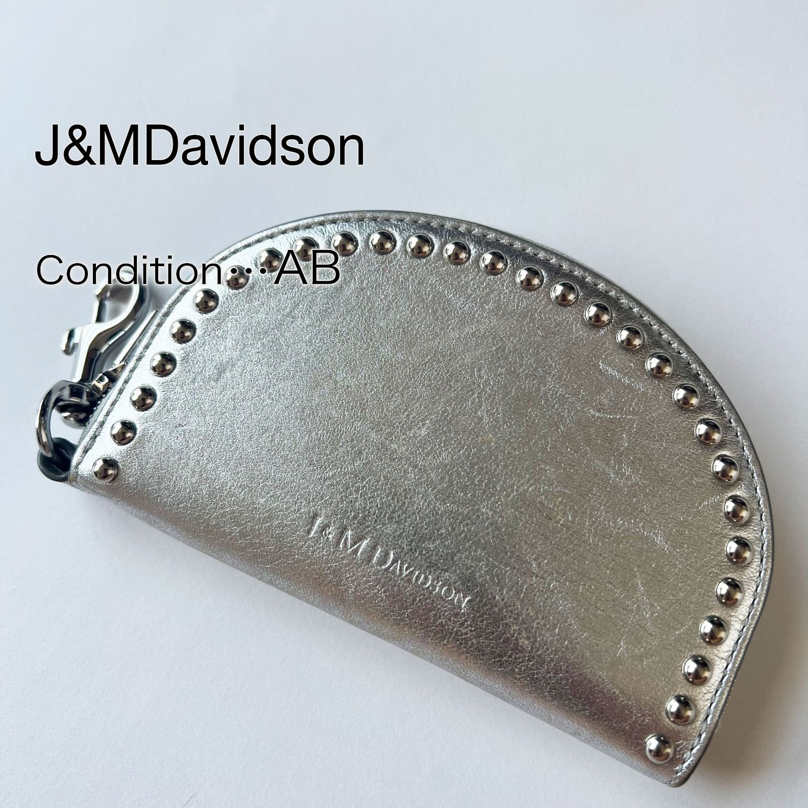 J&M DAVIDSON HERRISON NANO WITH STUDS コインケース ポーチ スタッズ