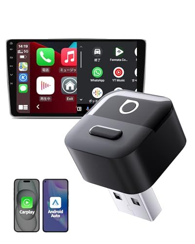 【公式】オットキャストMINI Pico（ミニピコ）｜ Ottocast ミニCarPlay／Android Auto ワイヤレスアダプター｜ワンタッチでスマホ切替＆2台記憶｜超小型MINIボディ｜Wi-Fi6＋Bluetooth5.4双エン 90856227