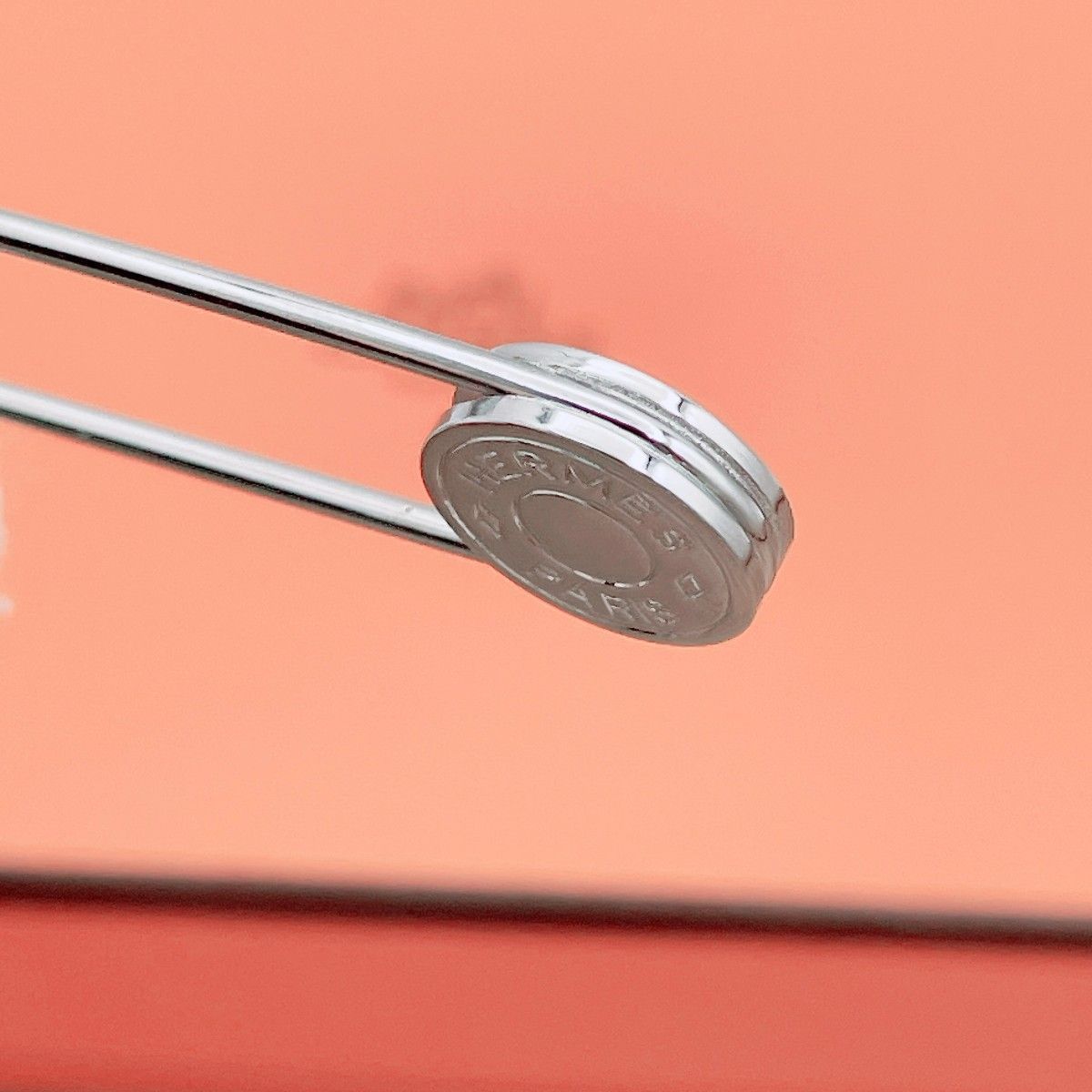 ◇エルメス◇清掃消毒済 HERMES セリエ ピンブローチ ブローチ 安全