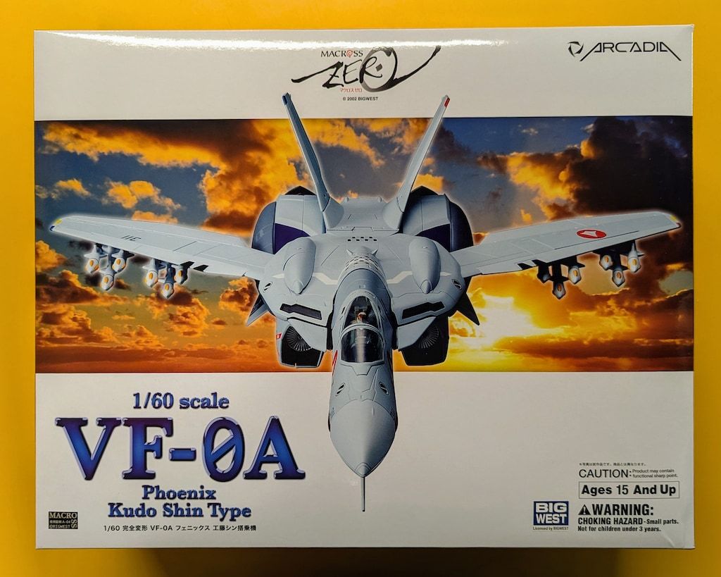 アルカディア 1/60完全変形 完全変形 VF-0A フェニックス 工藤シン搭乗