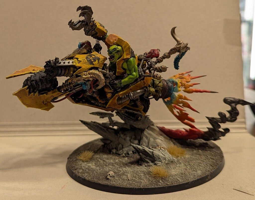 《現状品》 GAMES WORKSHOP WARHAMMER40000 ORKS Wazdakka Gutsmek ヴァズダッカ・ガズメク