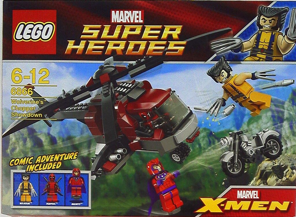 レゴ マーベルスーパーヒーローズ 6866 ウルヴァリンのヘリ対決