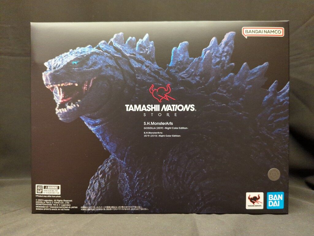 BANDAI NAMCO S.H.MonsterArts ゴジラ キング・オブ・モンスターズ ゴジラ (2019) ナイトカラーエディション バンナム