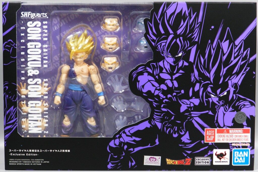 BANDAINAMCO S.H.Figuarts ドラゴンボールZ スーパーサイヤ人孫悟空&スーパーサイヤ人2孫悟飯 Event Exclusive edition
