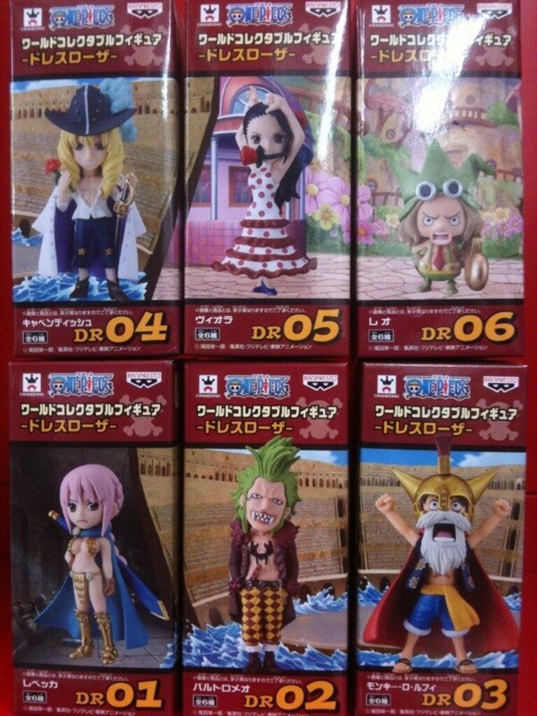 バンプレスト ワンピース WCF ドレスローザ 全6種セット