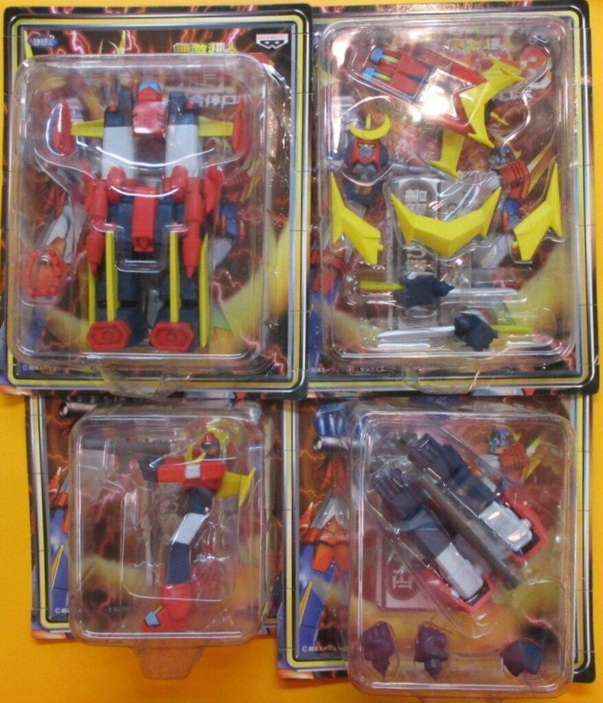 バンプレスト 無敵合体ロボ 全4種セット