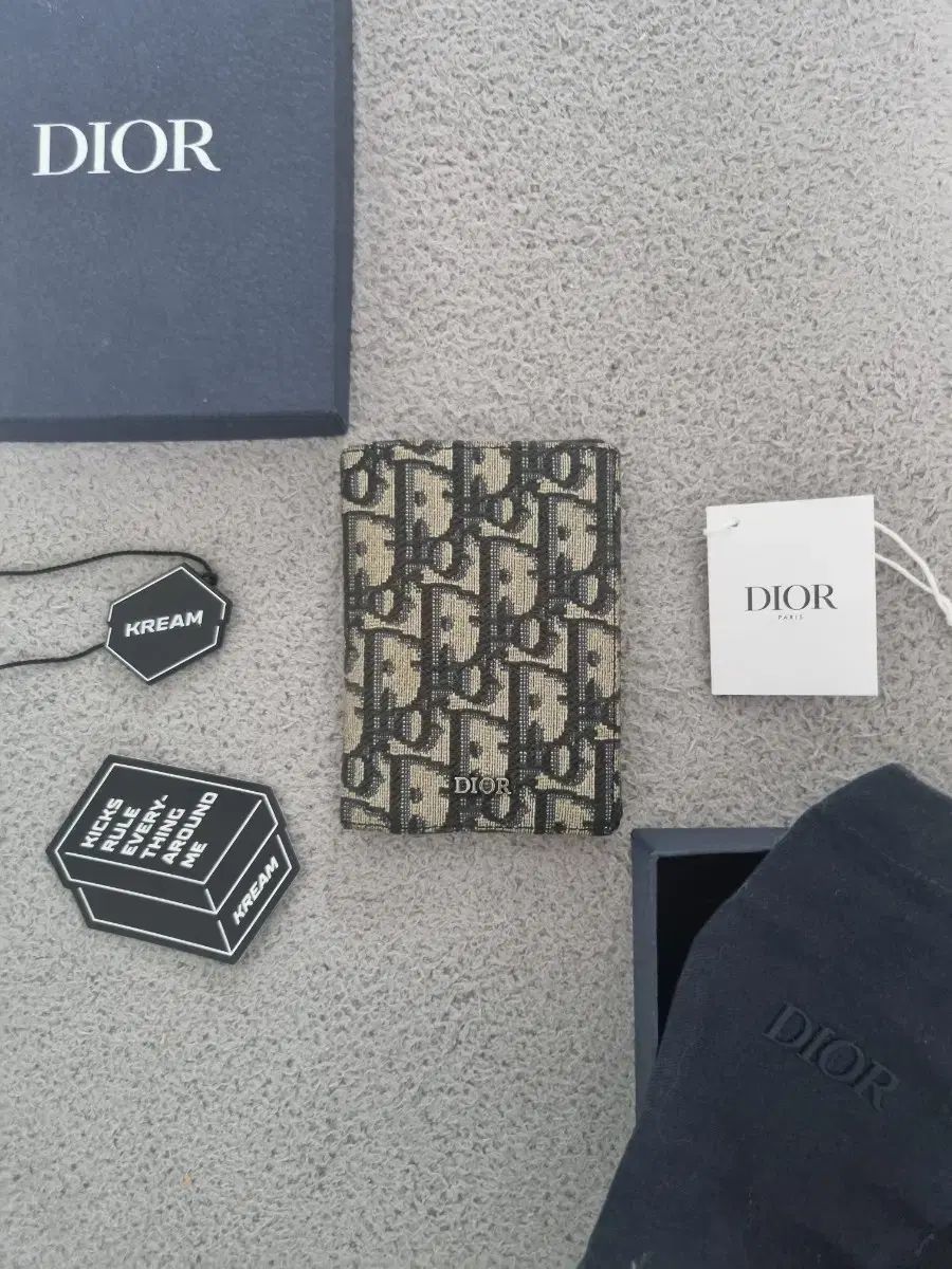 クリーム 版 フルセット Dior オブリーク オーガナイザー ベージュ