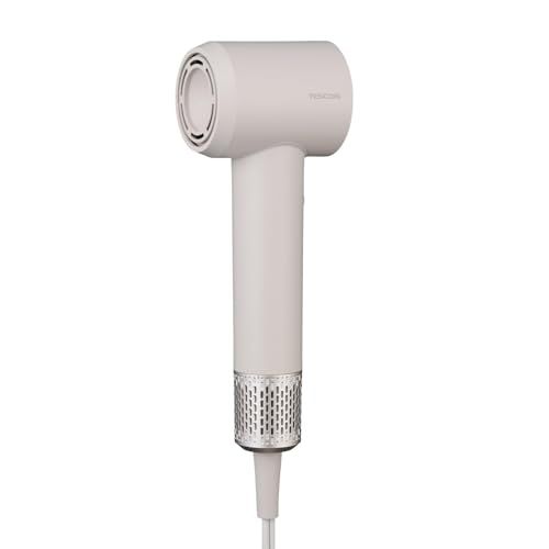 テスコム (TESCOM) ドライヤー マイナスイオン 軽量 コンパクト 大風圧 冷温風 4モード [ HIGH/LOW/COOL/AUTO ] BLDCモーター 持ち運び用ポーチ付き ラク抜きプラグ ベージュ TEC-A026D-Cpms a23265e6