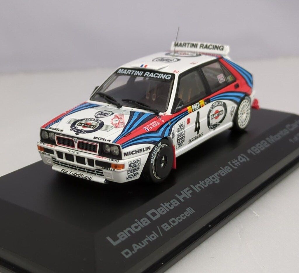 hpi・racing 1/43 Lancia Delta HF Integrale (#4) 1992 Monte Carlo Winner 970
