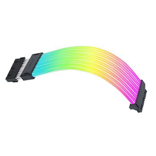 LIANLI ARGBエクステンションテーブル Strimer Wireless ATX24PIN 2.4GHzワイヤレス機構搭載 L-ワイヤレスコントローラー付属 STRIMER WLS 24PIN-T 日本正規代理店品Ju