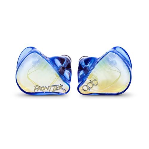 【VGP2026/2025 SUMMER連続金賞】qdc FRONTIER Aquamarine [シングルフルレンジ カスタマイズドBAドライバー搭載 有線モニターイヤホン] リアキャビティマイクロホール技術 IEM 2pinコネクター 3.5mmL字プJu