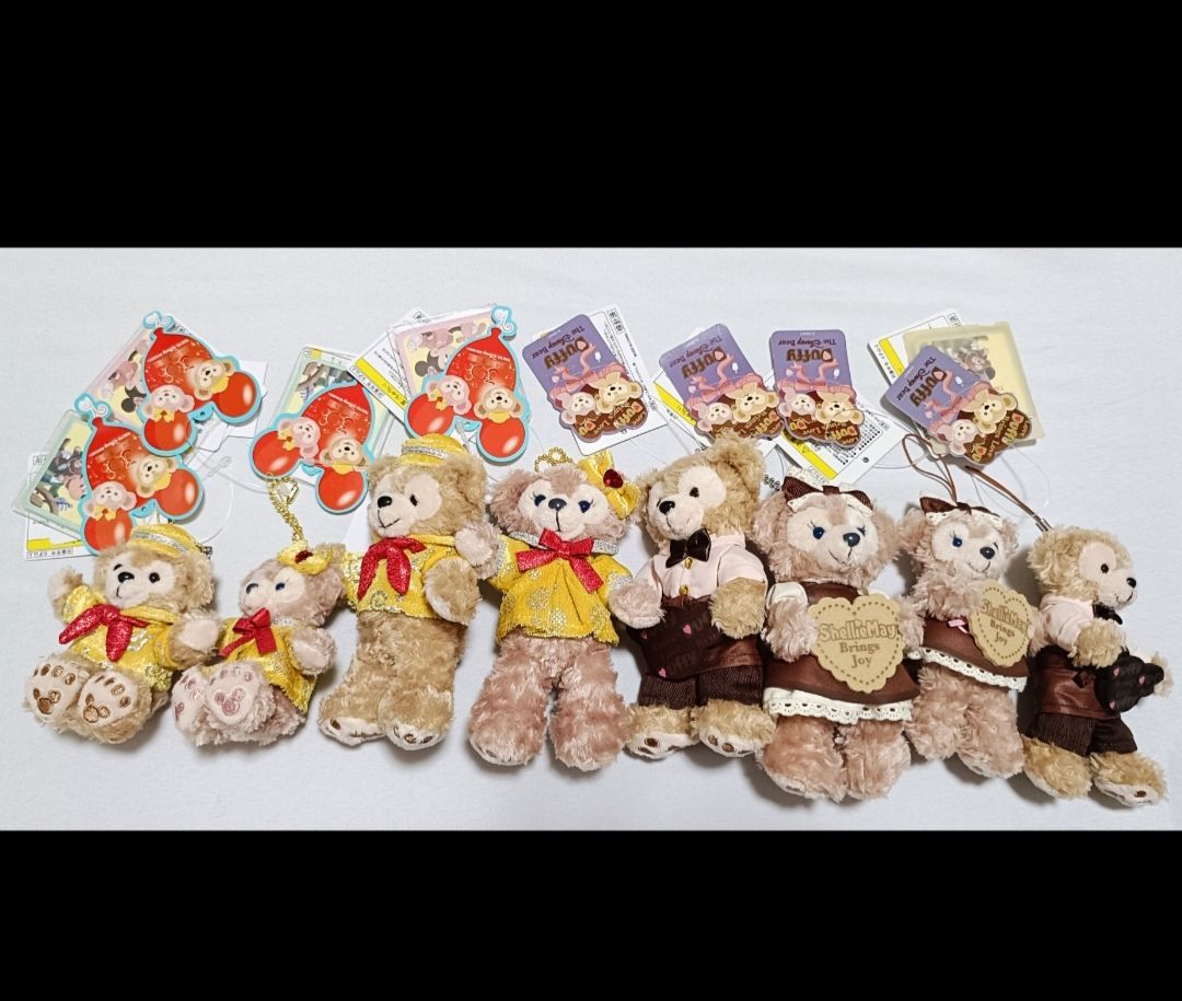 【まとめ売り】　ディズニー ダッフィー＆フレンズ ぬいぐるみキーホルダーセット ダッフィー＆フレンズ ぬいぐるみ キーホルダー 大量 まとめ売り 77体