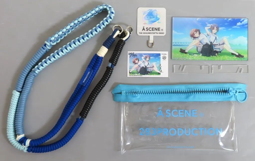 【中古】携帯サプライ ノクチル 公式コラボ Design paracord shoulder(パラコードショルダー) 「アイドルマスター シャイニーカラーズ×A SCENE(エーシーン)」