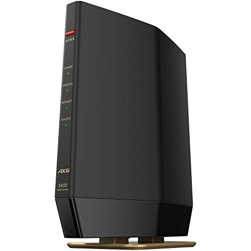 バッファロー WiFi ルーター無線LAN 最新規格 Wi-Fi6 11ax / 11ac AX5400 4803+574Mbps 日本メーカー 【iPhone13/12/11/iPhone SE(第二世代)/PS5 メーカー動作確認済み】WSR-5400Ju