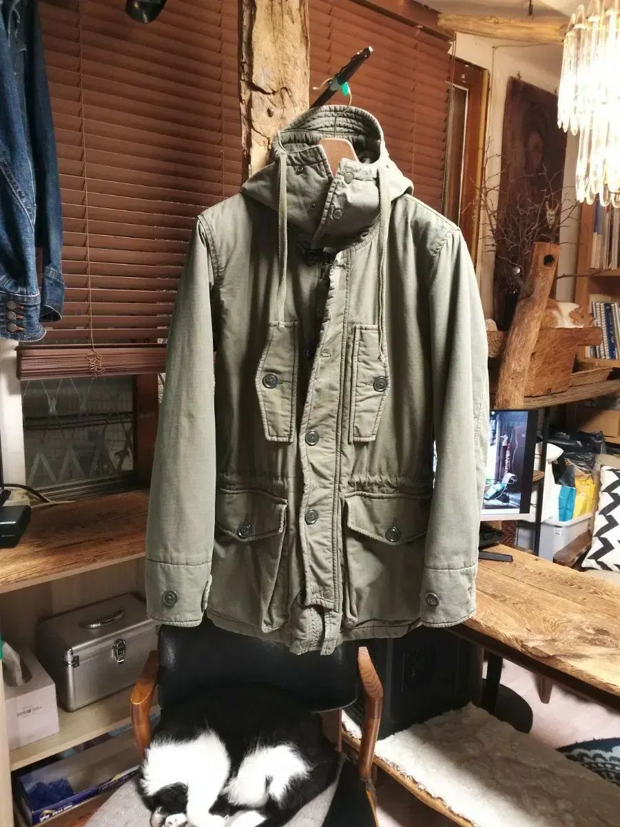 POLO デニムアンドサプライ フードマウンテンパーカー M